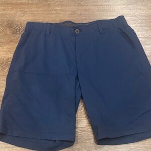 Under Armour Men's Dark Blue Flat Front Shorts